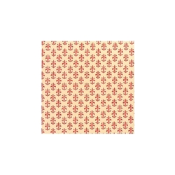 Rotolo carta lavabile per cassetti Sadoch - 50 cm x 5 m fantasia giglio rosso - X33X5-776