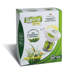 Kit vaporizzatore 2 in 1 Spira Green con ricarica liquida doppio uso 64705