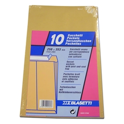 Busta a sacco Blasetti Mondex Avana - 120 g/m2 - conf. 10
