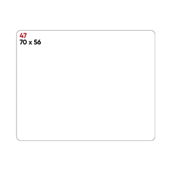 Etichette bianche permanenti Markin Copiatabu 70x56 mm - conf. 10