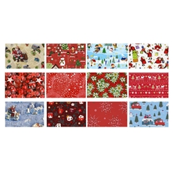 Rotolo carta da regalo Florio Carta fantasia natalizia - 70 cm x 2 m - GR3J1NAT- conf. 10