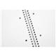 Quaderno Maxi spiralato Nikoffice con fori e separatori - 100 ff - 80 g formato A5 - 1 rigo - 30NIK105/A5