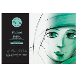 Blocco collato Belle Arti Musa Tabula Bristol - 240 g - A4 20 fogli - MU136294