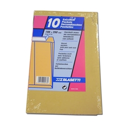 Busta a sacco Blasetti Mondex Avana - 100 g/m2 - conf. 10
