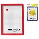 Lavagna magnetica Arda quadrettata con cornice in plastica termoformata - colori assortiti - 26x36 cm - 327Q