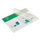 Pouches per plastificatrici a caldo GBC 2x250 µm finitura lucida formato biglietti da visita - conf. 50