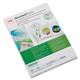 Pouches per plastificatrici a caldo GBC 2x250 µm finitura lucida formato biglietti da visita - conf. 50