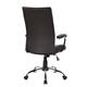 Seduta semi-direzionale nera ecopelle con braccioli Office Products Ibiza 23023381-05