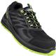 Scarpe antinfortunistiche Goodyear in tomaia KPU e mesh GY BLACKBAT S1P nero-verde TG.37 - 729637