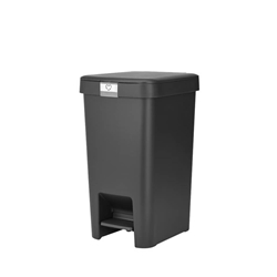 Pattumiera a pedale Brabantia StepUp per raccolta differenziata - capacità 16 L - dark grey - 800306