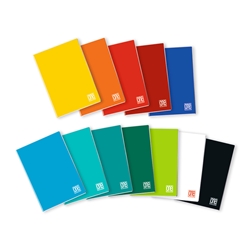Quaderno Mini One Color 12x17 cm - 80 g/m2 - 20 ff - 5 mm 1401- conf. 10