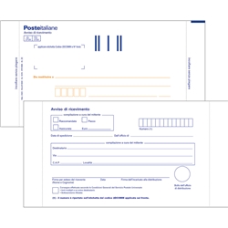 Cartoline postali bianche A.R. O.C.L. - posta prioritaria - conf. 100