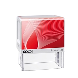 Timbro rettangolare Colop Printer G760 37x76 mm bianco - PR60G7.BI