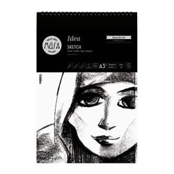 Blocco con spirale Belle Arti Musa Idea Sketch - 90 g - A3 30 fogli - MU123393