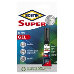 Adesivo universale istantaneo Bostik Odor Free 3 g - Super Flexi Gel 7003417