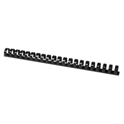 Spirali in PVC per rilegatura Q-Connect 22 mm - colore nero - conf. 50