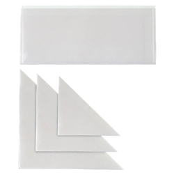 Tasca autoadesiva triangolare Sei Rota formato 13x13 cm - conf. 10