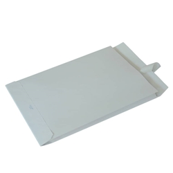 Busta a sacco Blasetti Self con 3 soffietti - bianco - 120 g/m2 - conf. 250