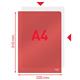 Cartella lucid ad L in PVC Esselte Crystal 220x310 mm - conf. 25