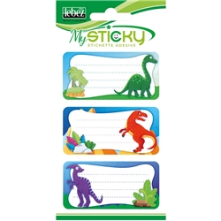 Etichette adesive scuola Lebez MySticky - fantasie assortite - A4088- 10 conf. da 6 etichette