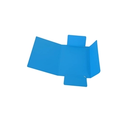 Cartella a tre lembi con elastico Cartotecnica del Garda 17x25 cm colore azzurro - CG0040LBXXXAE06- conf. 10