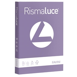 Carta colorata Favini Rismaluce colori forti 200 g/m² A4 - risma da 125 ff violetto - A67J104