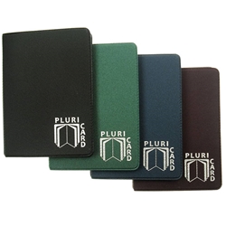 Portacarte a libro Alplast Pluricard Smile - 14 scomparti colori tenui - 880- conf. 24