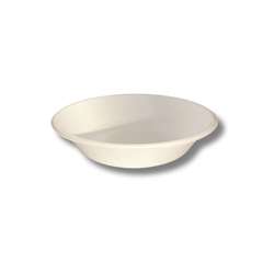 Piatto fondo in bagassa sbiancata Ferrari Bio - conf. 100