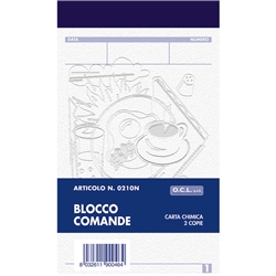 Blocco comande O.C.L. 9x15 cm 25x2 copie - 0210N- conf. 10