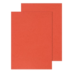 Copertina per rilegatura Q-Connect A4 250 g/m² rosso goffrato - conf. 100