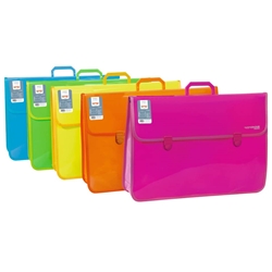 Valigetta a soffietto 37x52 cm Arda Orna Fluo colori assortiti 0256SOF0000