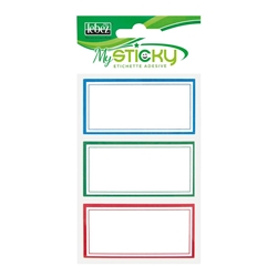 Etichette adesive Scuola Niji con bordo - 10 conf. da 18 etichette