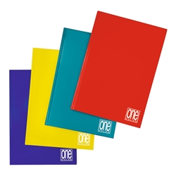 Maxi quaderno cartonato One Color  - A4 60 g/m2 - 240 facciate - 10M quadretti 10 mm assortiti - 5963- conf. 5