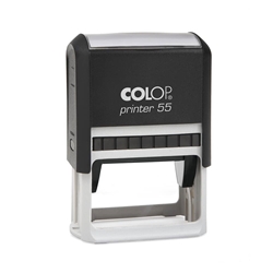 Timbro rettangolare Colop 40x60 mm nero - Printer 55 PR55