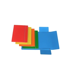 Cartella a tre lembi con elastico Cartotecnica del Garda 25x34 cm 0,8 mm - 10 colori assortiti - CG0032LBXXXAE15- conf. 10