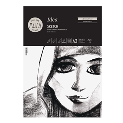 Blocco collato Belle Arti Musa Idea Sketch - 90 g - A3 100 fogli - MU123693