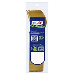 Cucchiai compact in polistirene Dopla Reusable oro - conf. 15