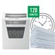 Distruggidocumenti manuale Leitz IQ P4 Office - 23 L - bianco - 80030000