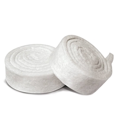 Cancellino tondo in feltro per lavagne IKona+ - Ø 8,5 cm - bianco - 241- conf. 12