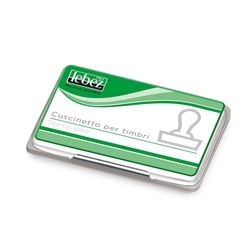 Cuscinetto per timbri Lebez 7x10 cm colore blu - 1480-BL- conf. 12