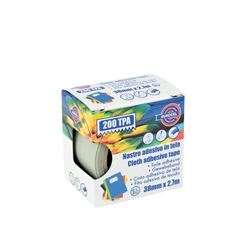 Nastro adesivo telato Eurocel formato 38 mm x 2,7 m - colore grigio 016514314- conf. 4