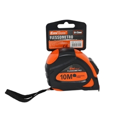 Metro flessibile Emi - 10m x 25 mm - arancione e nero - 8103904