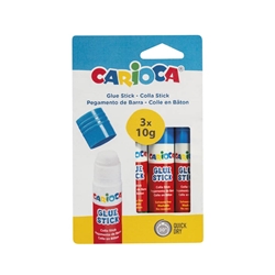 Blister colla stick Carioca 10 g - 3 - conf. 72