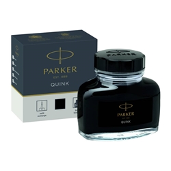 Inchiostro per penna stilografica Parker Quink 57 ml Parker nero 1950