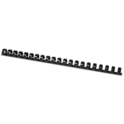 Spirali in PVC per rilegatura Q-Connect 16 mm - colore nero - conf. 50