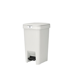 Pattumiera a pedale Brabantia StepUp per raccolta differenziata - capacità 10 L - light grey - 800245