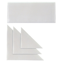 Tasca autoadesiva triangolare Sei Rota formato 22x10 cm - conf. 10