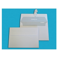 Busta bianca con lembo Blasetti Strip 80 g/m2 - conf. 500