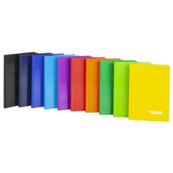 Quaderno cartonato Nikoffice Mybook formato A4 - 80 gr - 100 ff 4 mm - 30NIK041/7- conf. 5