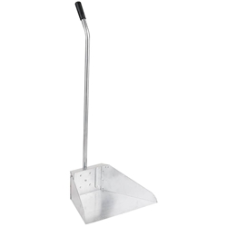 Paletta alzaimmondizia in acciaio zincato Pippo per esterni con manico smontato - 34x24H.78 cm - ES1800